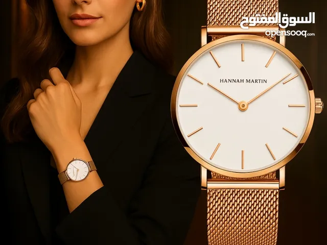 ساعة نسائية من ماركة هانا مارينا استيراد امازون اسكتلندا جديده ماركه عالميه انيقه للسيدات المميزات