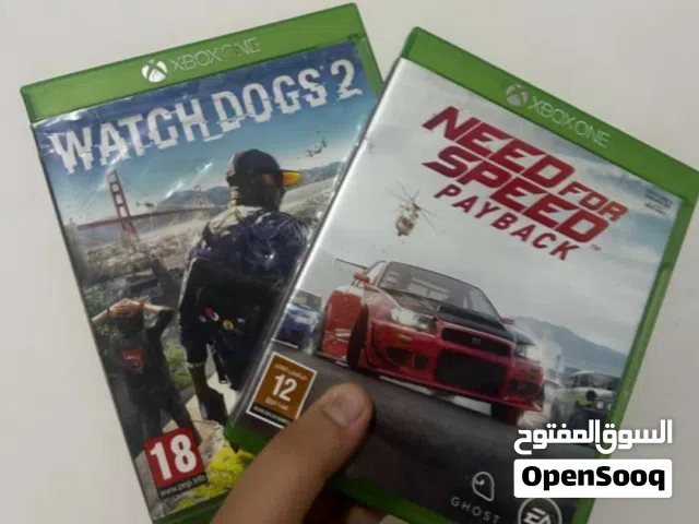 watch dogs 2 and need for speed payback  Xbox