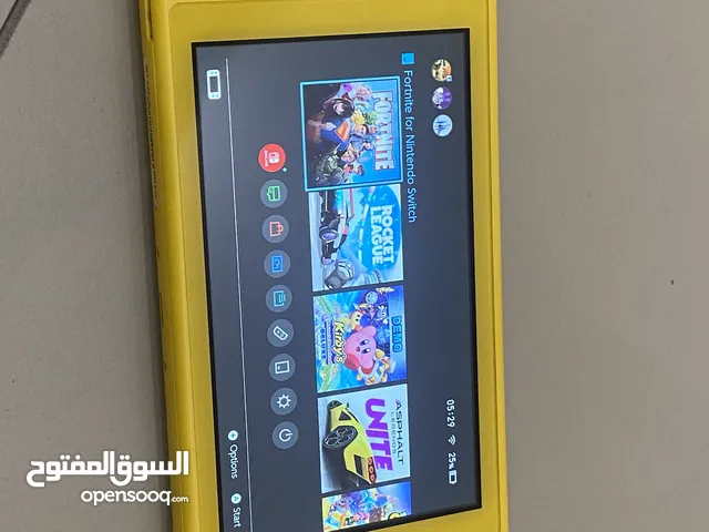 Nintendo Switch Lite Yellow with 64gb sd card