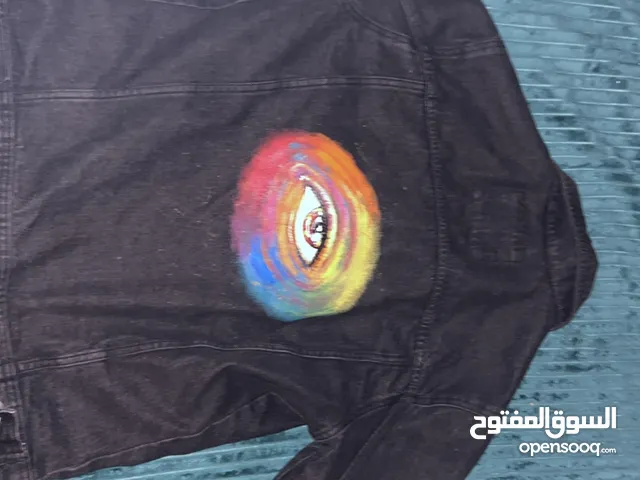 DENIM HAND PAINTED JACKET