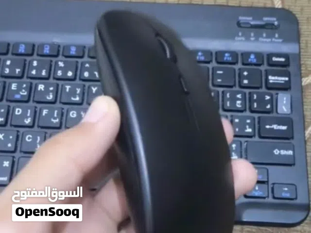 كيبورد وماوس تجاريه بلوتوث نوعيه محترمه مناسب للعمل ودراسة والعاب خفيفه وليست الاحترافيه