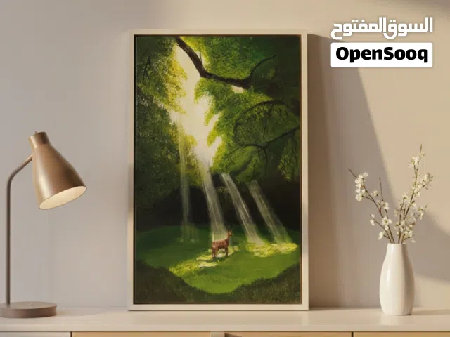 لوحه طبيعيه handmade