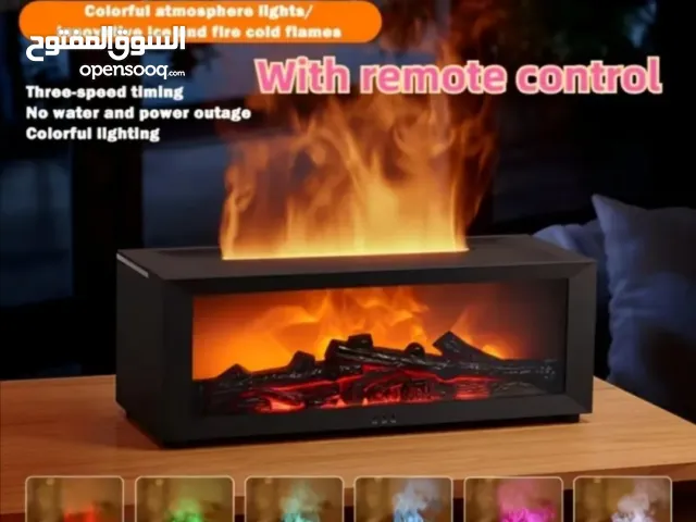 مدفاة حقيقية مع شكل جذاب بعده الألوان