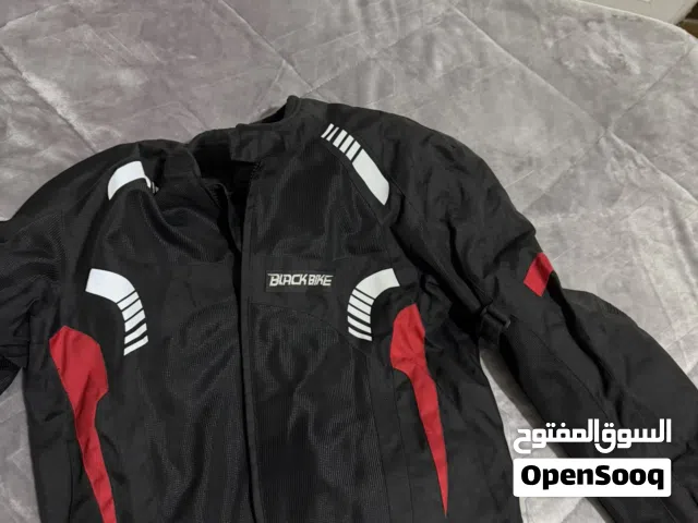 جاكيت دراجه مع حمايه للكتف