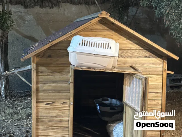 بيت كلاب يدوي بتصميم راقي      Luxury Wooden Dog House