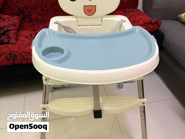 Baby dining table (used) With free baby bed with moskito protector (brand new)