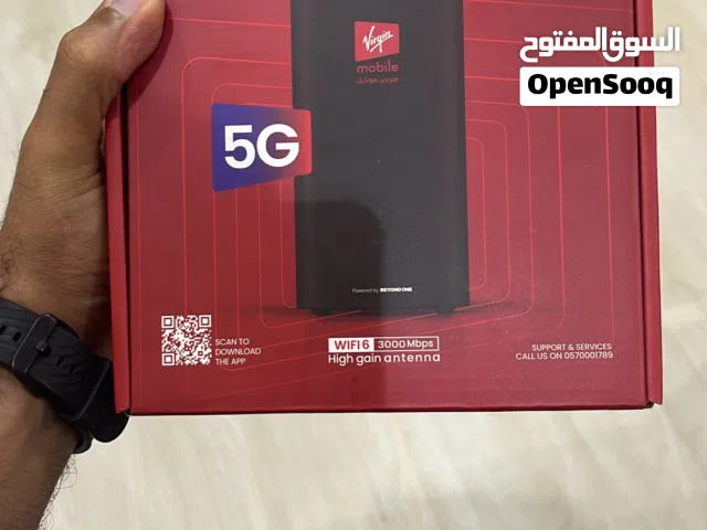 راوتر 5G يدعم كل الشبكات إس تي سي زيت موبيلي فيرجن وبسرعه قويه ويشبك علي اكتر 128 جهاز بدون ايقاف