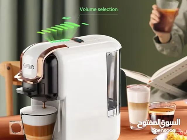 آلة قهوة HiBREW جديدة بالكرتونة – تعمل بالكبسولات – باردة وساخنة