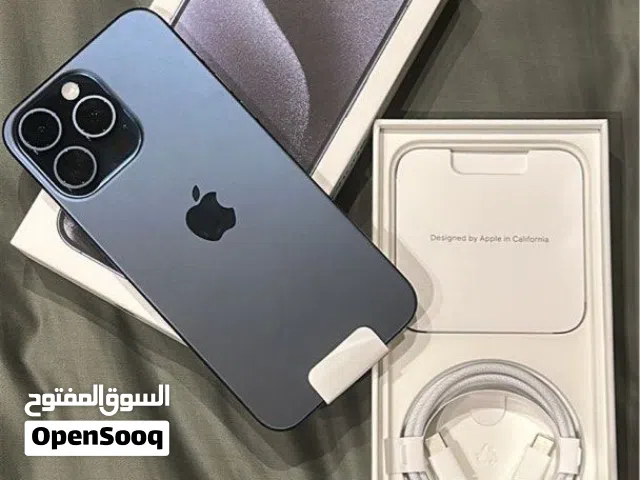 ايفون 15 برو ماكس 256 جيبي تحت ضمان المحل  نسبة البطارية 90% بحالة الوكالة للبيع