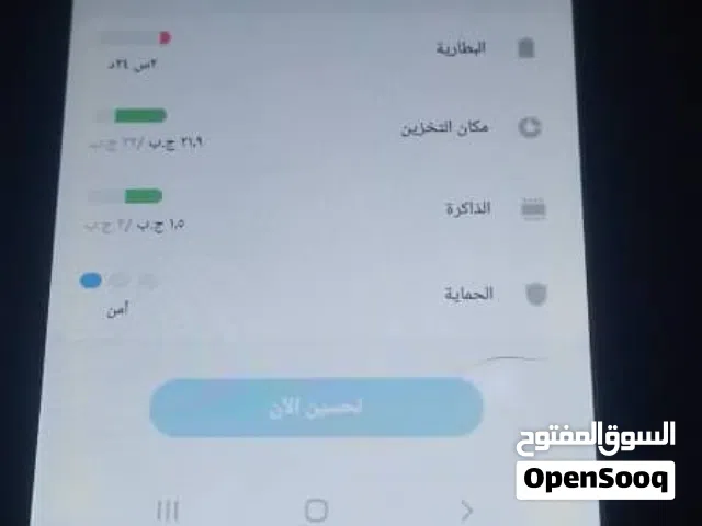 سامسونج J6 بحاله ممتازه مش مغير شي الا كفر تالاني لون لأول ازرق