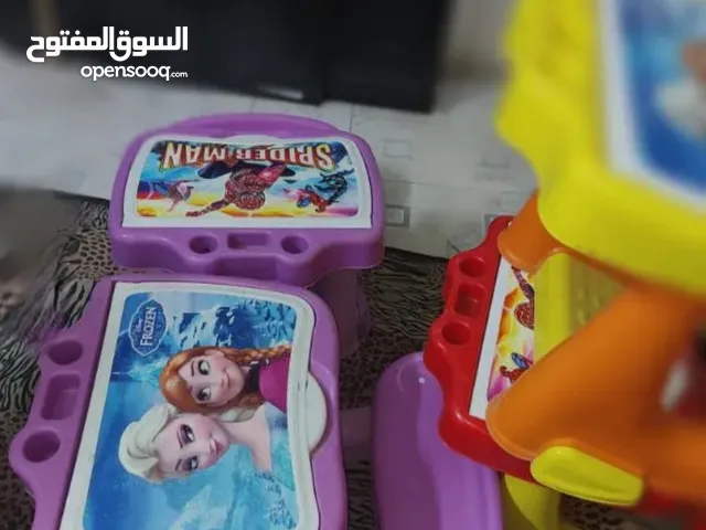 2 مكتب اطفال بلاستيك درجه اولى ماركه خورشيد