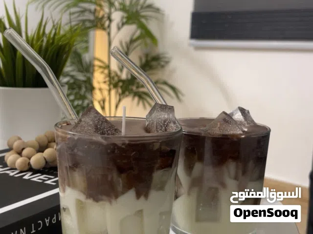 شموع منكهة بالقهوة