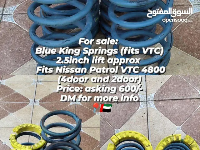 Blue King Springs fits Nissan Patrol VTC 4800