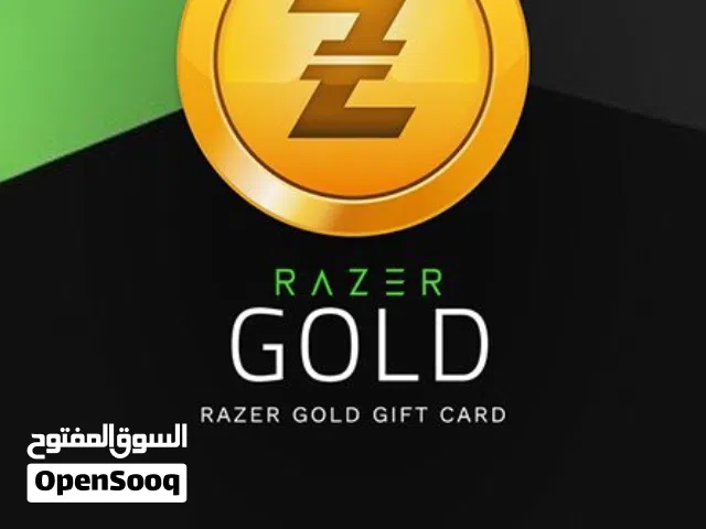 بطاقات Razer Gold Gift Card أصلية شحن فوري بأسعار مميزه