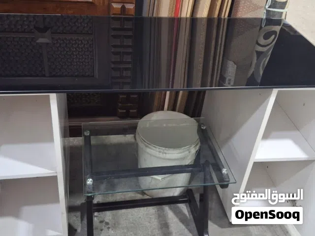 Modern Black & White Storage Cabinet with Shelves