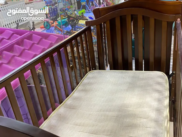 سرير بيبي خشب صولد  ماركة جونير