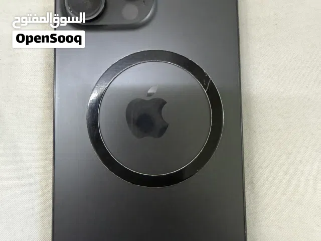 أبل آيفون 15 برو ماكس رمادي مستعمل بحالة جيدة بسعة 256 جيجابايت