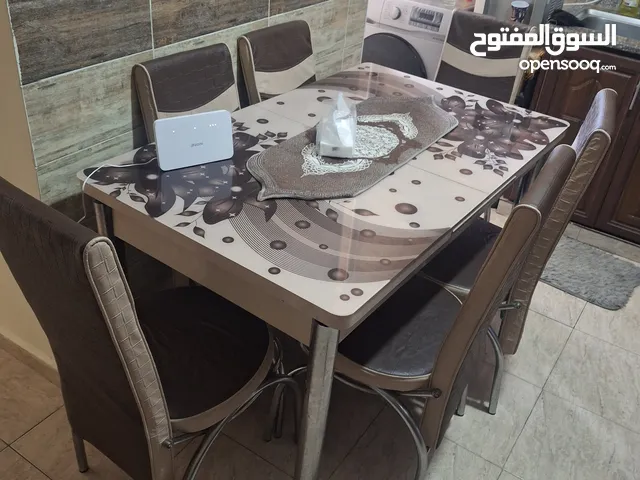 طاولة سفرة 6 كراسي