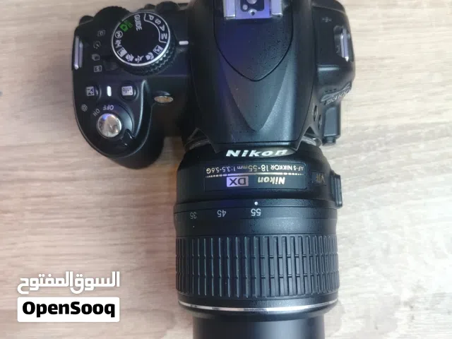 كاميرا نيكون 3100D مستعمل نضيف مع عدسة بلادي 18-55 مع حقيبة الكاميرا بدون رام