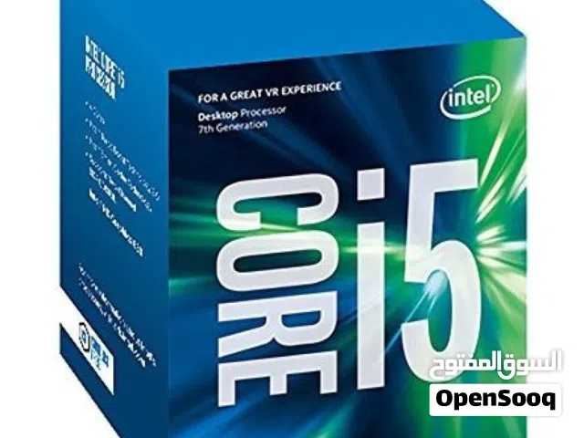 معالج core i5 7400  مع مذبورد asus 110m-d ومروحة تبريد