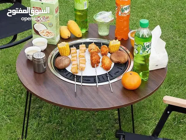 طاولة منقلة لشواء
