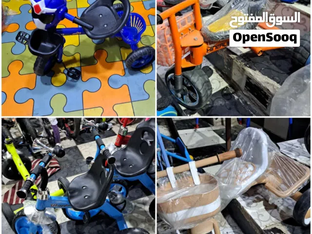 دراجات أطفال مميزه وانيقه وقويه  تصاميم جميلة وألوان متعددة  أمان + متعة + نشاط للأطفال يومياً.