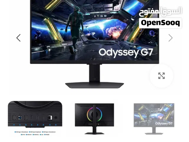 شاشة Samsung Odyssey G7 4K UHD IPS 144Hz 1ms مقاس 27 و32 بوصة