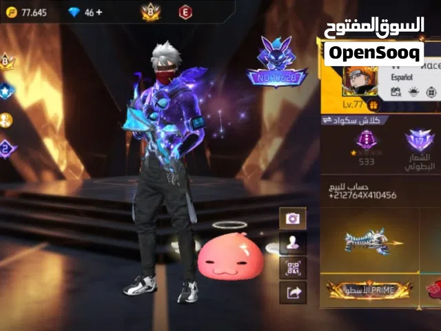 Free Fire Accounts and Characters for Sale in Kénitra