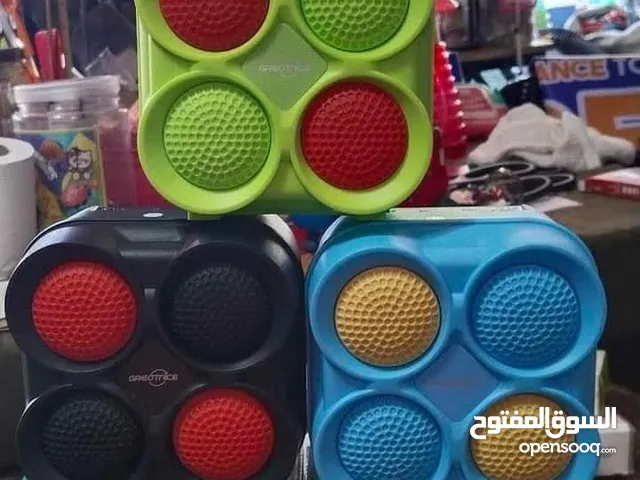 سماعة بلوتوث شحن 3 بوصه سماعات مكبر صوت مع راديو و اضائه سماعه متنقله صوت واضح 12 سم