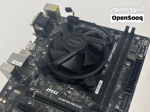 معالج ومذر بورد للبيع Intel core i3-9100f MSI H310 PRO-VDH PLUS