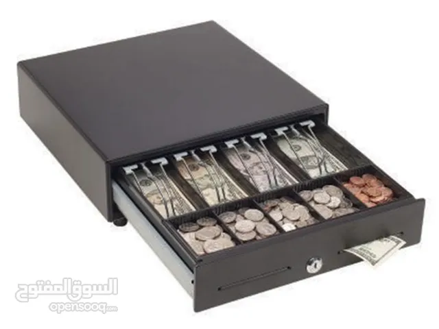 حافظة النقود cash drawer الاسود والابيض