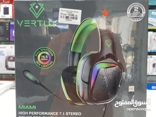 VERTUX MIAMI  HIGH PERFORMANCE 7.1 STEREO SOUND PRO GAMING HEADSET