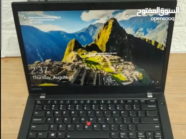 Lenovo ThinkPad   Core i5 جيل سادس  رام 8GB  SSD 256GB  شاشة لمس
