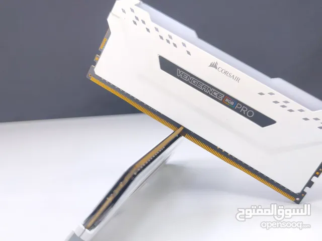 Corsair Vengeance RGB Pro 16GB 2x8GB DDR4 3200MHz C16 LED Desktop Memory White, CMW16GX4M2C3200C16W