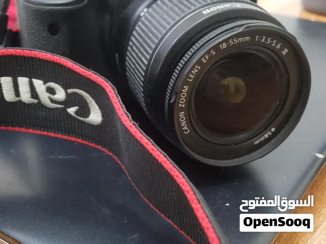 للبيع كاميرا كانون 600D نظيفه جدا استعمال خفيف  1100 درهم