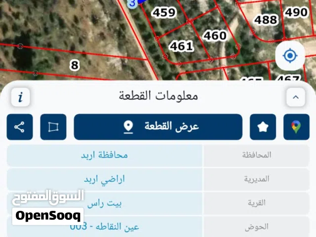 Farm Land for Sale in Irbid Bait Ras