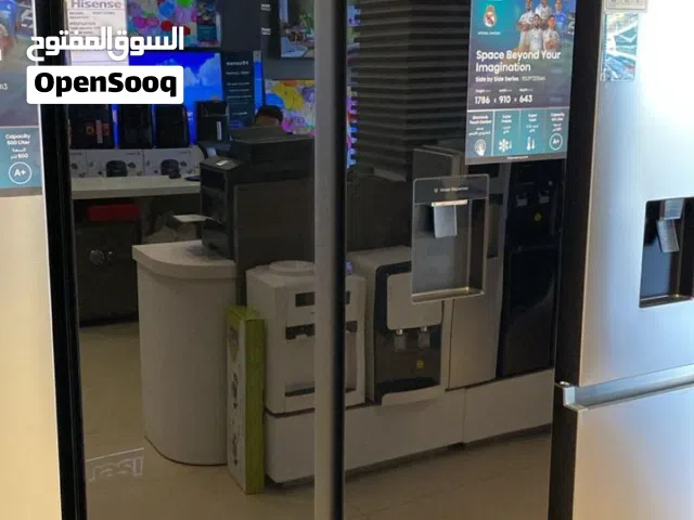 عرض نااار على ثلاجه هايسنس سوكريت اسود 529 لتر رقم الموديل RS3P725NBG سايد باي سايد