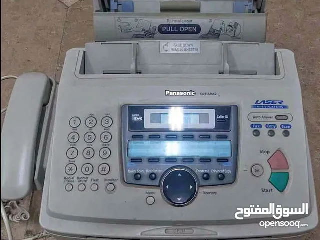 فاكس وطابعة كمبيوتر وتصوير ونسخ ليزر ورق A4، باناسونيك اصلي، بحالة الجديد بالضمان...