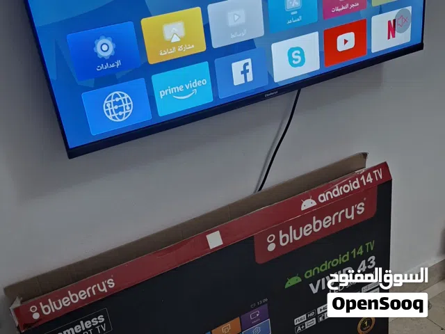 شاشة blueberrys بحالة ممتازة 43 inches