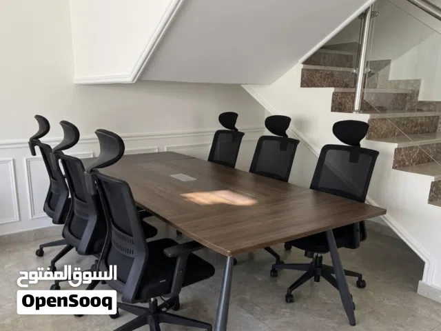 Premium 8-Piece Conference Set: 1 Table, 2 Executive Chairs & 6 Guest Chairs