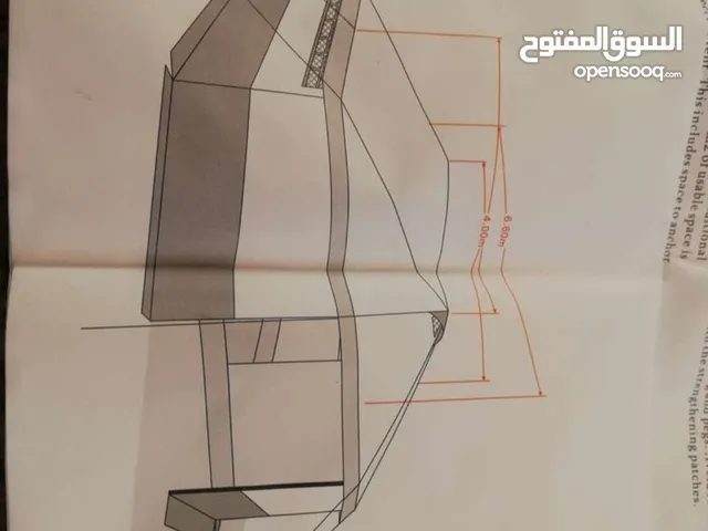 خيمة UNHCR كتان طبقتين جديدة لم تستخدم بعد افتحها بيدك