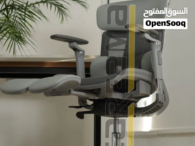 A L2 GRAY MANAGER CHAIR XL MESH WITH FOOT REST MMD2