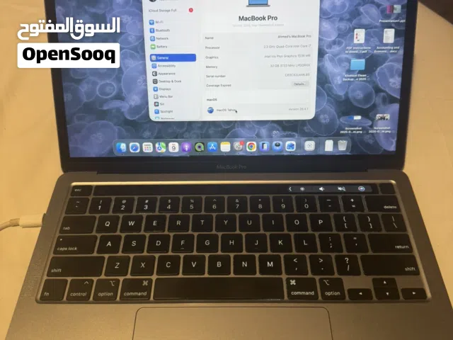 لابتوب Macbook Pro 2020 thunderbolt