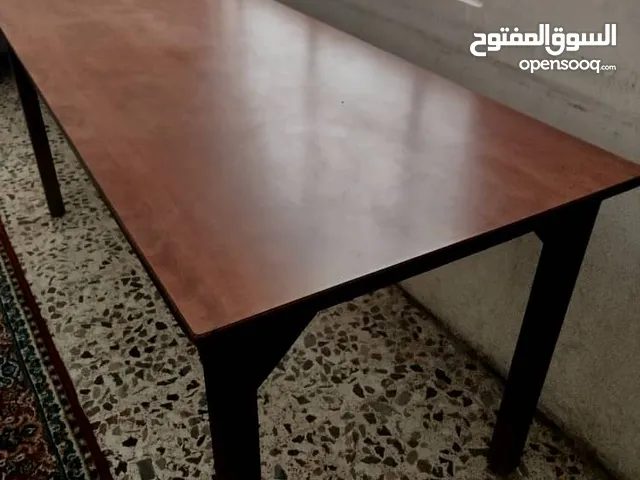 طاولة خشب تقيل 180*80 عدد 3