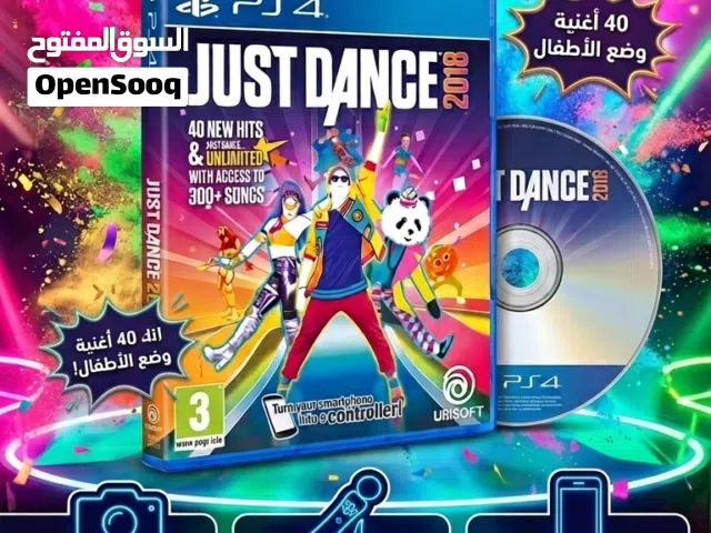 شريط Just Dance 2018 أصلي و شبه جديد اخو الوكالة ولقطة لـ PS4 (بحالة ممتازة)