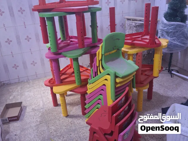 كراسي وطاولات روضة بلاستك اصلي
