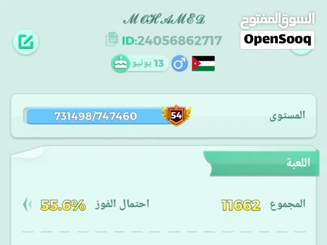 حساب لودو للبيع