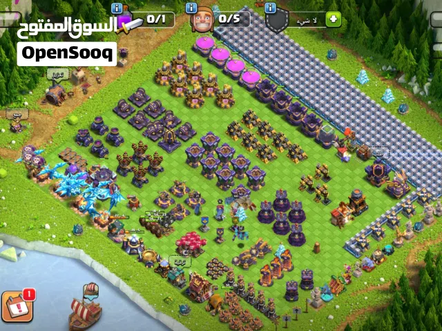 حساب للبيع تاون 15 شبه ماكس كلاش اف كلانس