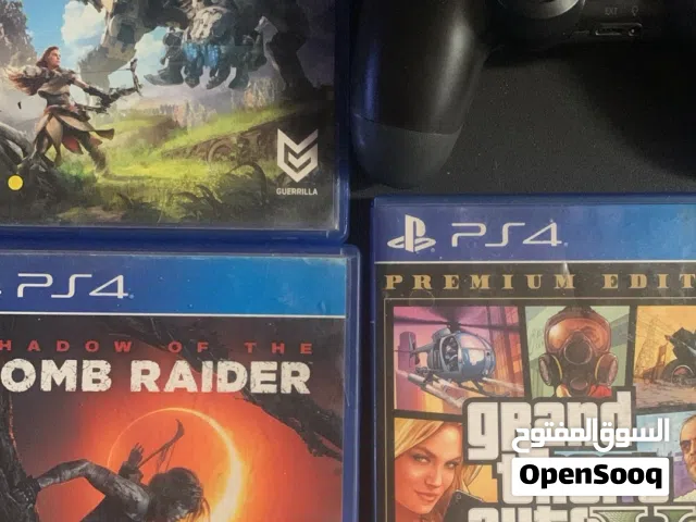 بلي فور سلم نضيف مكاني  بغداد الاسكان مع 3 اقراص تومب رايدر وجيتي اي وهواريزن للبيع