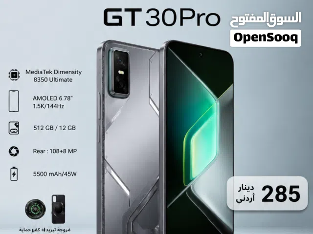 Infinix Gt 30 pro 5g   512Gb وكاله اخو الجديد